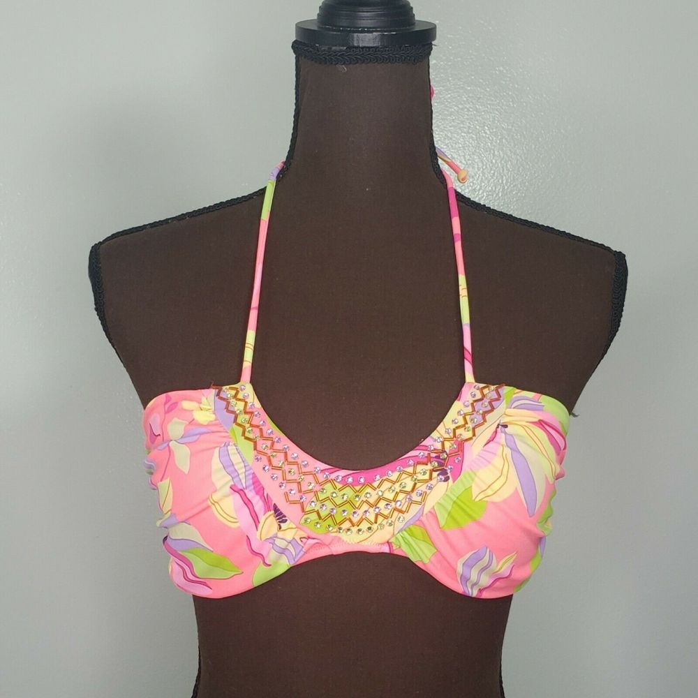 Victoria's Secret Pink Foliage Print Bikini